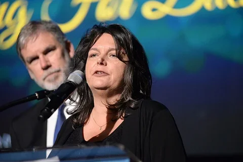 Dr. Nelson and Miceli at Cure for Duchenne Muscular Dystrophy, 2015.