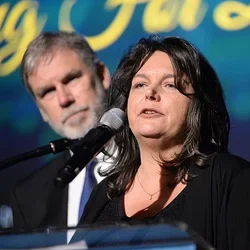 Dr. Nelson and Miceli at Cure for Duchenne Muscular Dystrophy, 2015.